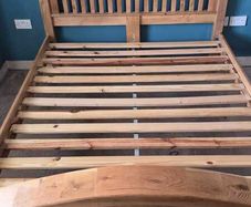 Solid Oak King size bed frame
