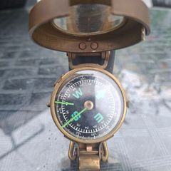 Vintage Brass pocket Compass