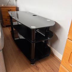 glass tv unit