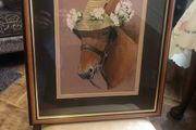 Oil on Board Framed "Equine" By Artist Margaret Kennedy