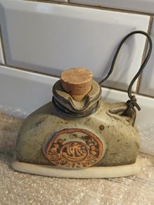 Vintage Trema Pottery Brandy flask