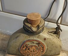 Vintage Trema Pottery Brandy flask