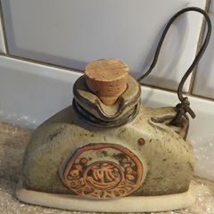 Vintage Trema Pottery Brandy flask