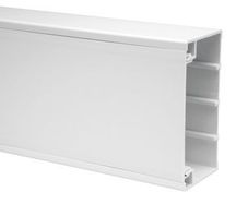 100 mm x 50 mm White trunking 3 Meter