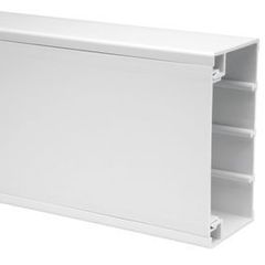 100 mm x 50 mm White trunking 3 Meter