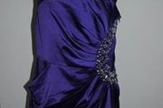 BNWT Ax Paris one shoulder purple mini dress size UK12 EU40 Postage included