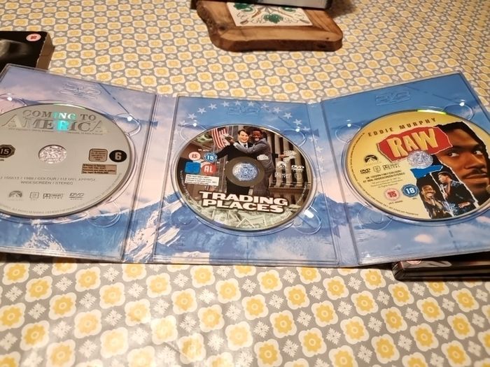 Two Eddie Murphy box sets.