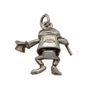 Vintage 925 Sterling Silver Dancing Frog Charm Image 4