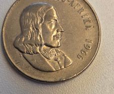 1966 South African 1 Rand 80% Silver