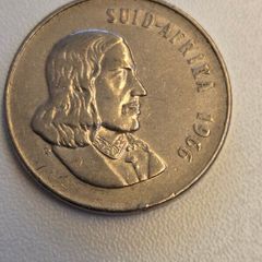 1966 South African 1 Rand 80% Silver
