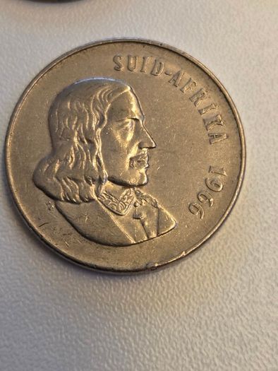 1966 South African 1 Rand 80% Silver