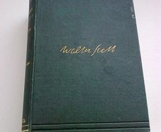 Poems of Walter Scott. Irish school binding Erasmus Smyth Ireland Dublin label