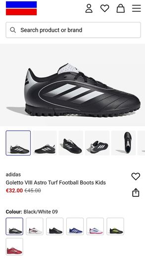 Adidas Football Boots . Size UK Junior 11
