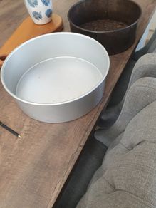large cake baking tins