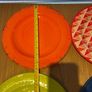 Large Melamine Dinner Plates (4) Image 5