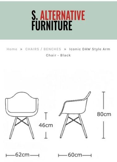 eames style bucket chair
