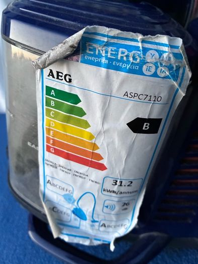 AEG bagless vacuum cleaner