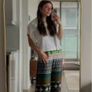 Fab Zara Bloggers Satin Multi Coloured Wide Leg Image 8