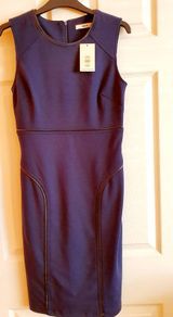 Navy fitted dress, size 10