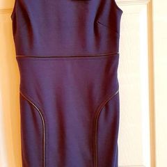 Navy fitted dress, size 10