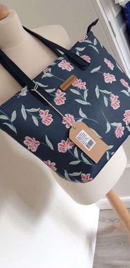 Brakeburn New Navy Summer Bloom Tote Bag