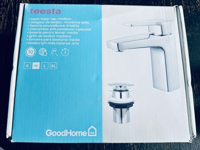 GoodHome teesta basin mixer tap: medium