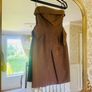 Zara Basic Brown Strapless Mini Dress polka dot Image 2