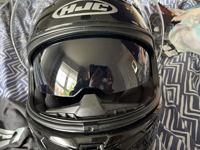 HJC motorbike helmet