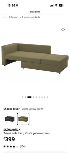 Ikea Skonaback 2-seat Sofa-bed