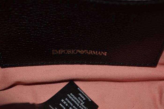 Giorgio Armani black leather Bag