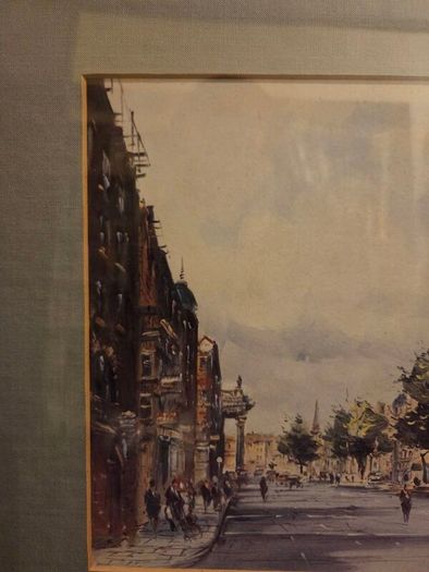 O'Connell St Dublin by Colin Gibson - Framed