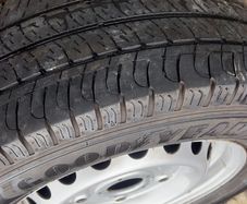 transit custom spare wheel