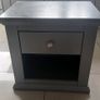 Grey corner TV unit and matching end lamp table Image 2