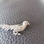 pheasant brooch vintage Image 5