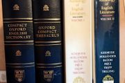 Oxford Thesaurus Dictionary English Literature Books