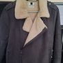 Topman Faux Shearling Biker Jacket, Grey, Size M (EU 50) Image 2