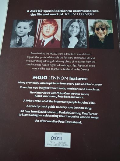 Mojo Special Edition - John Lennon - Magazine - limited edition - Numbered