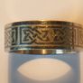 Celtic Design Silver Coloured Band Image 9