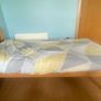 bed frame and  mattress price negotiable Image 2