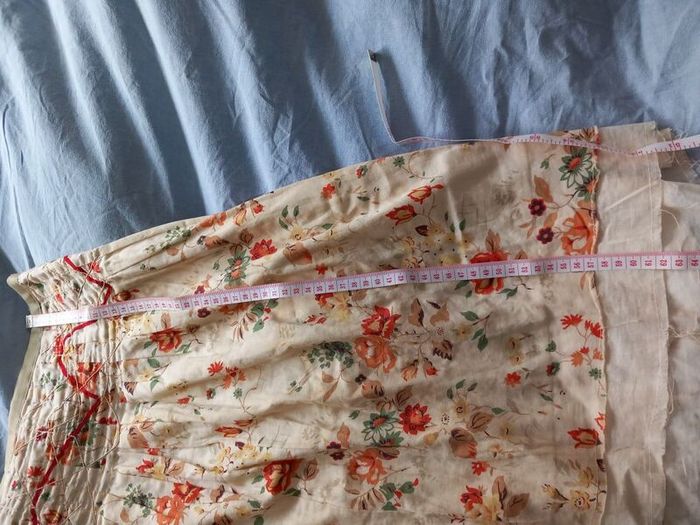 Summer floral knee length skirt