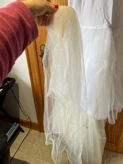 Wedding dress & accessories  - size 10