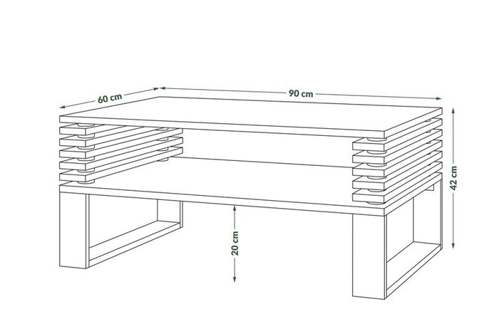 Coffee table GOKEE -stock clearance