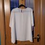Primark white top, Size 20, New Image 2