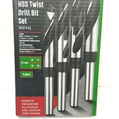 Hss twist drill bit set 2 different
