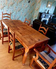 dining table and chairs
