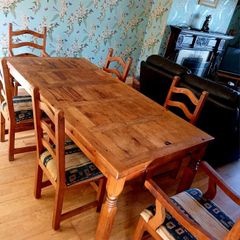 dining table and chairs