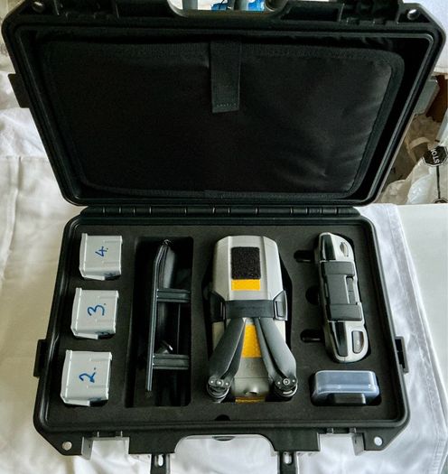 DJI Mavic Air 2 Drone w/ 4 Batteries w/ Hard Case
