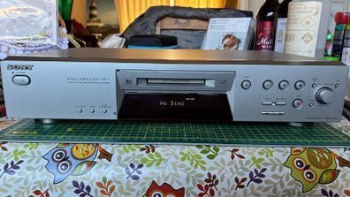 Sony MDS-JE480 MDLP MiniDisc deck in silver, serviced and fully tested.