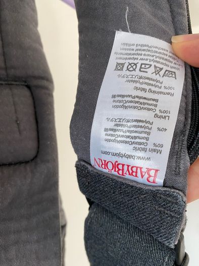 BABYBJORN Baby Carrier One - Denim Gray, Cotton