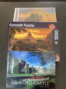 3 New Unopened Jigsaw Puzzles